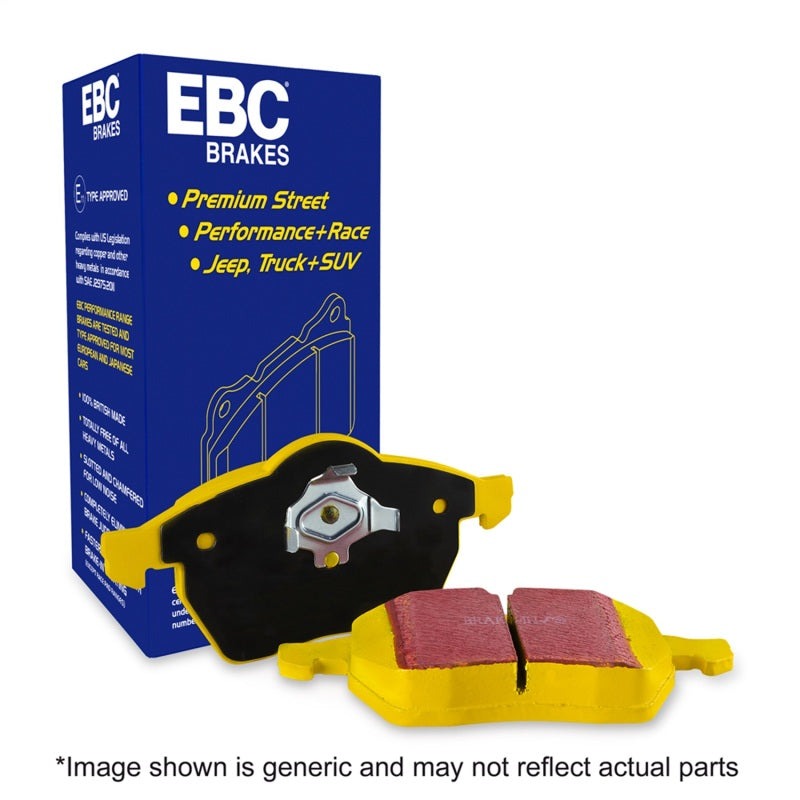 EBC Yellowstuff Rear Brake Pads - 2013-2020 Subaru BRZ / Scion FR-S / Toyota GT86 (W/ Solid Rear Rotors)