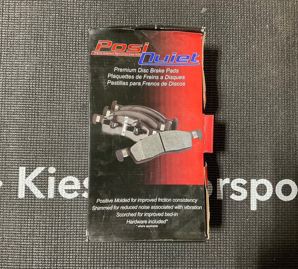 OPEN BOX - Posi Quiet Ceramic Disc Brake Pad, with Shims, 2-Wheel Set