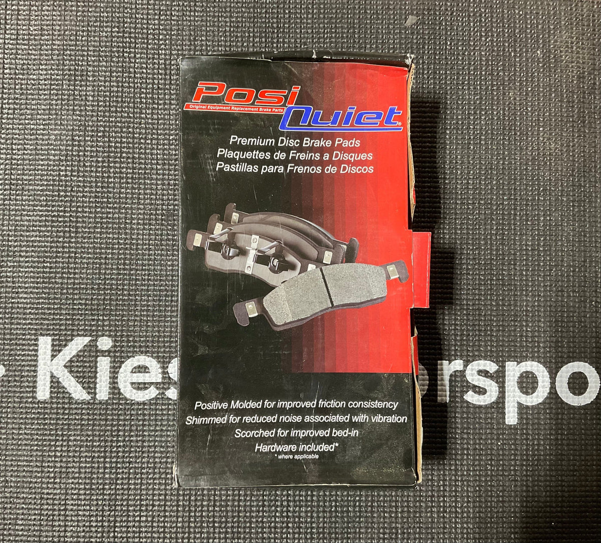 OPEN BOX - Posi Quiet Ceramic Disc Brake Pad, with Shims, 2-Wheel Set