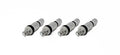 Torque Solution Billet TPMS Valve Stem Set Silver - 2008-2021 Subaru WRX / STI / 2008-2019 Forester / 2008-2020 Legacy / 2008-2014 Tribeca 2013-2015 Crosstrek XV