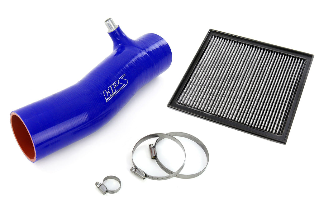 HPS Silicone Air Intake Kit with Drop in Air Filter Toyota 2016-2023 Tacoma 3.5L V6