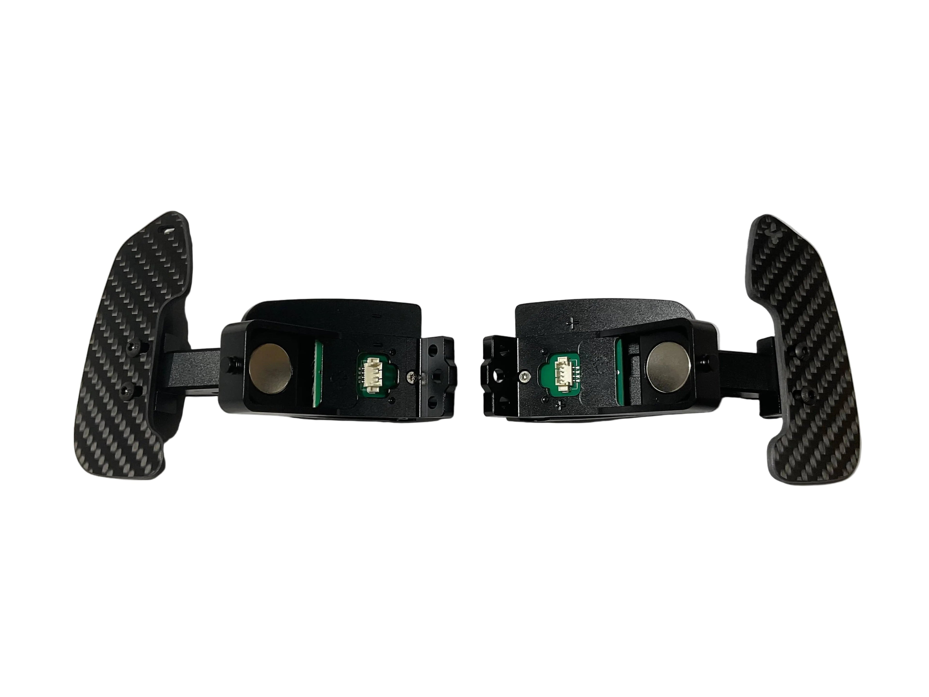 Kies Motorsports Porsche 992 Aluminum Alloy (Black) w/ Carbon Fiber Option Magnetic Paddle Shifters