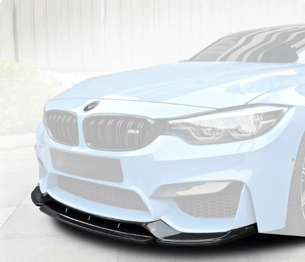 Vorsteiner BMW F8X M3/M4 VRS/EVO PROGRAM (2014 - 2018) VRS GTS-V Aero Front Spoiler Carbon Fiber PP 1x1 Glossy