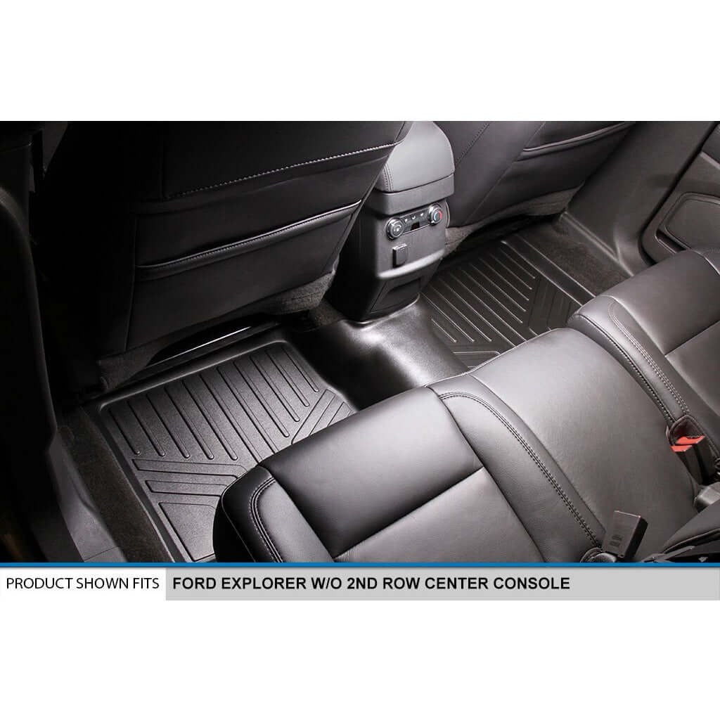 SMARTLINER Floor Liners for 2017-2019 Ford Explorer (without 2nd Row Center Console)