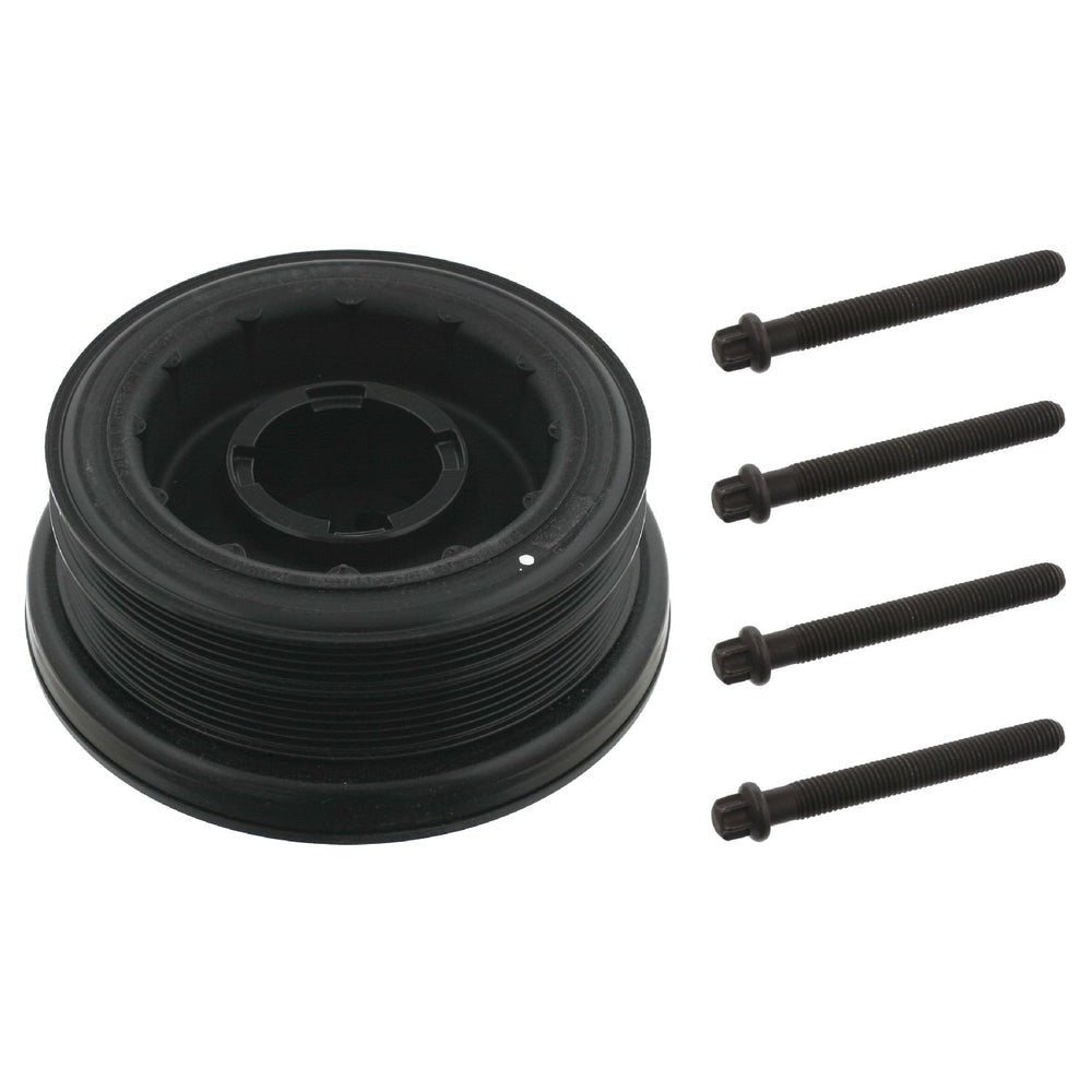 BMW E9X 335d Crankshaft Pulley-Vibration Damper By Febi 11238511371