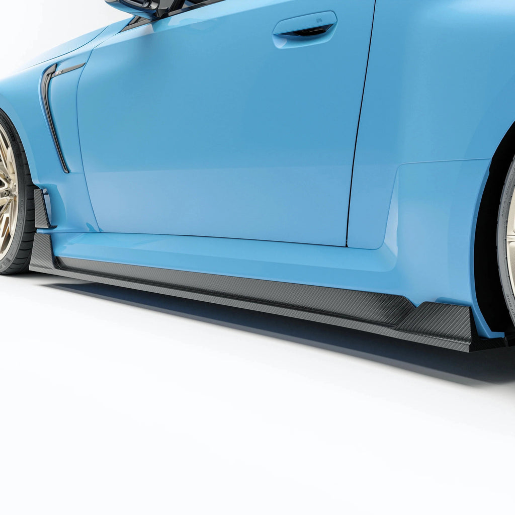 Revozport Carbon Fiber Side Skirts for BMW G80 G81 M3 2021-2024