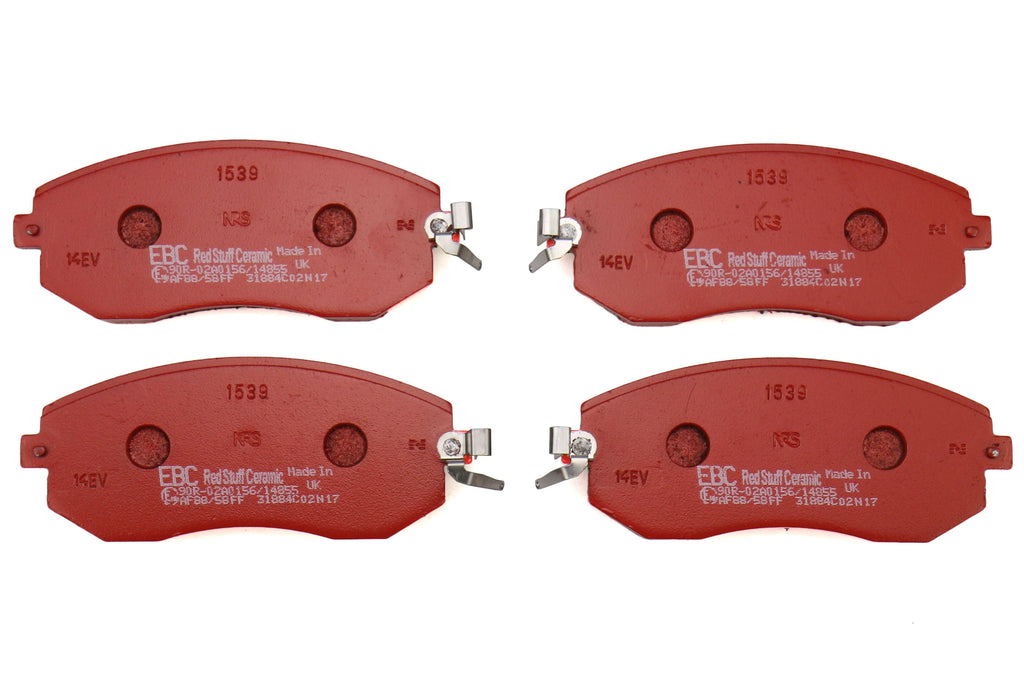 EBC Redstuff Brake Pads (Front) - 2013-2026 Subaru BRZ / Toyota GT/GR86 / Scion FR-S (Non Brembo)