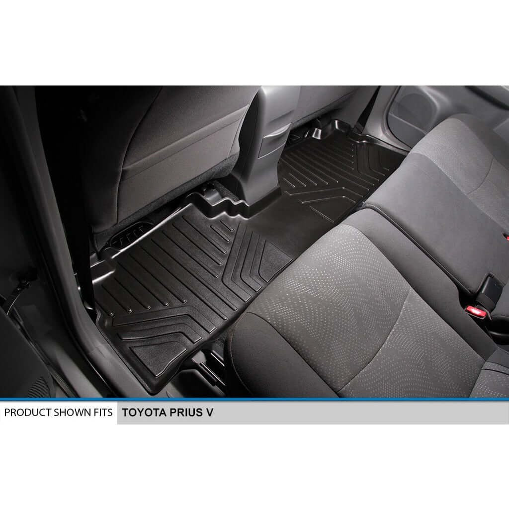 SMARTLINER Custom Fit Floor Liners For 2012-2017 Toyota Prius V