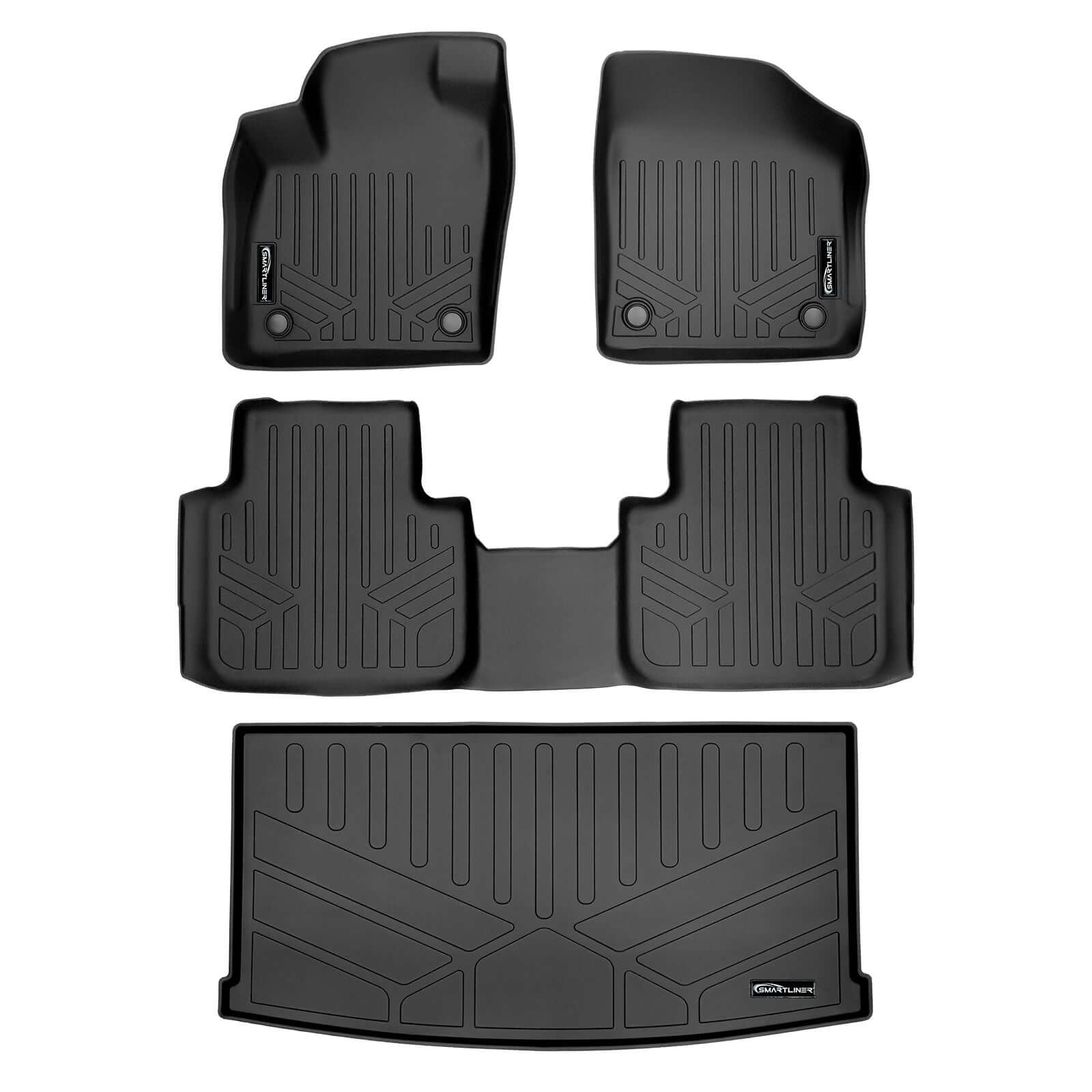 SMARTLINER Floor Liners for 2018-2026 Atlas ((2nd Row Bench))