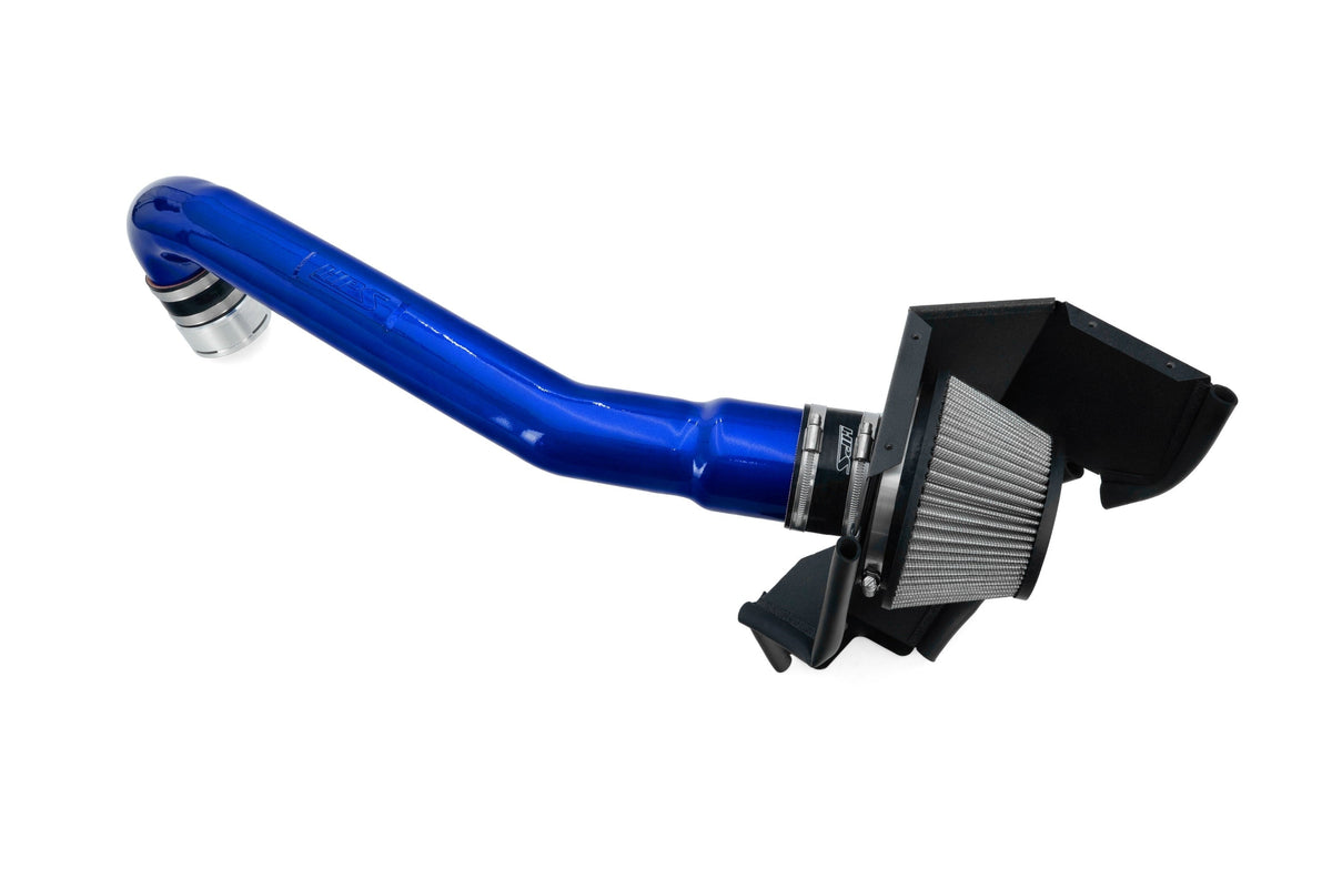 HPS Performance Air Intake Kit with Heat Shield, 2021-2025 BMW M3 G80 3.0L Turbo, Blue, 827-772BL