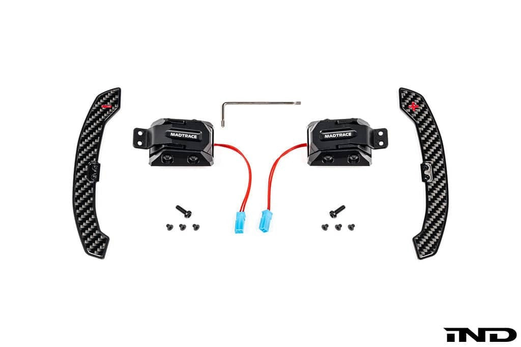 JQ Werks / MadTrace BMW G-Chassis Clubsport Magnetic Shift Paddle Set - Carbon V3