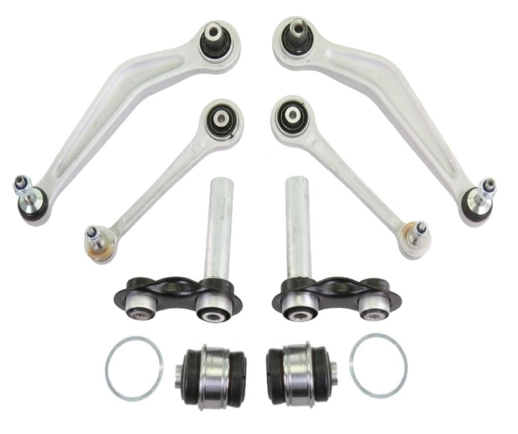 BMW E39 5-Series 8 Piece Rear Control Arm Kit By Delphi-Febi