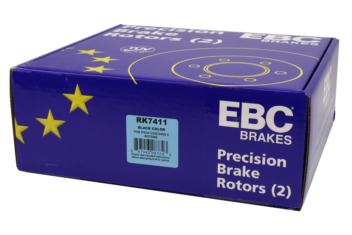 EBC Standard Front Rotors - 2013-2026 Subaru BRZ / Toyota GT/GR86 / Scion FR-S (W/ Vented Rear Rotors)