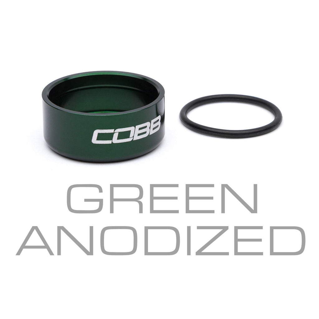 COBB Shift Knob Trim Ring - Green Anodized - 2013-2016 Scion FR-S / 2013-2026 Subaru BRZ / 2017-2026 Toyota GR86/86