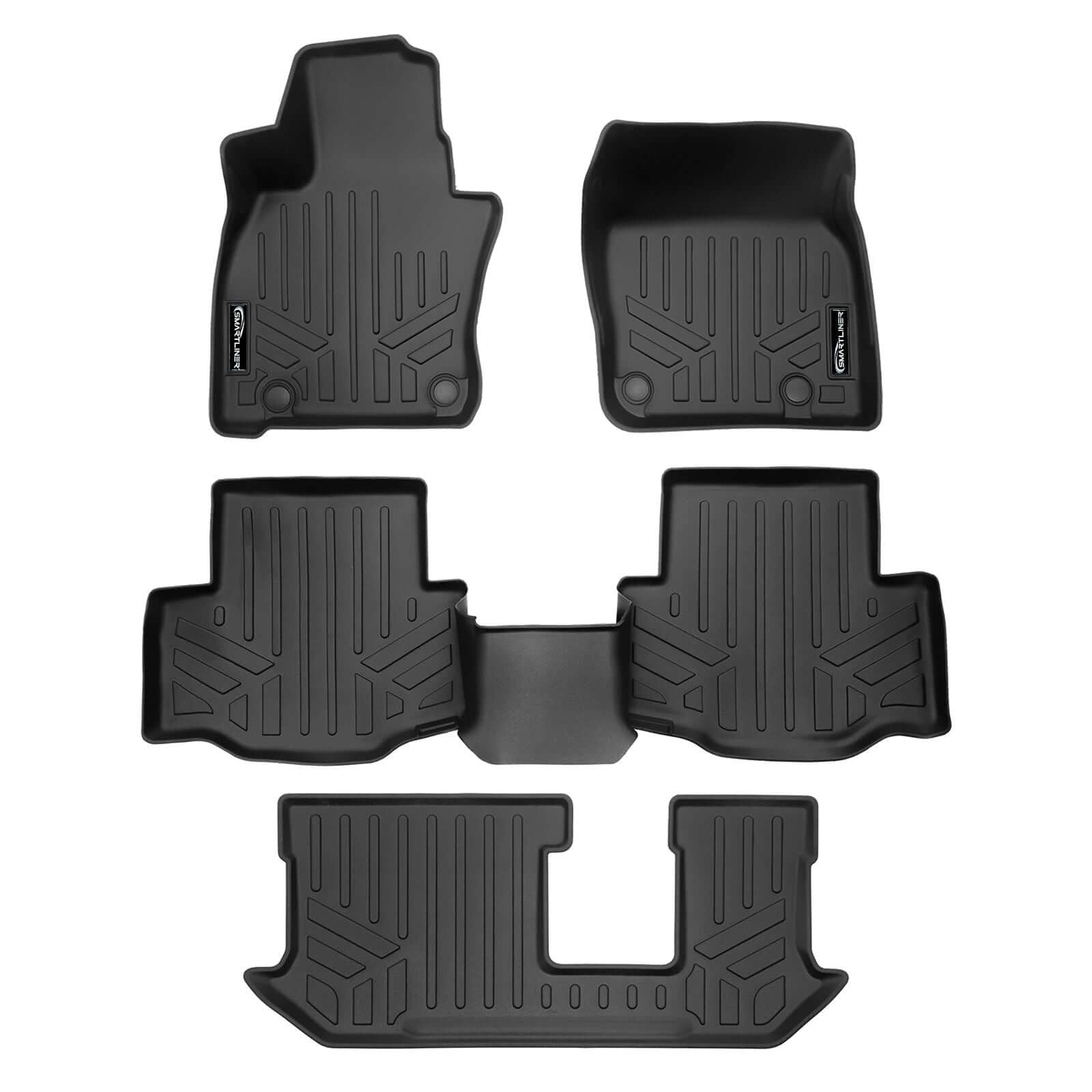 SMARTLINER Floor Liners for 2024-2026 Mazda CX-90 Plug-In Hybrid (Only Fits 2nd Row Bench)