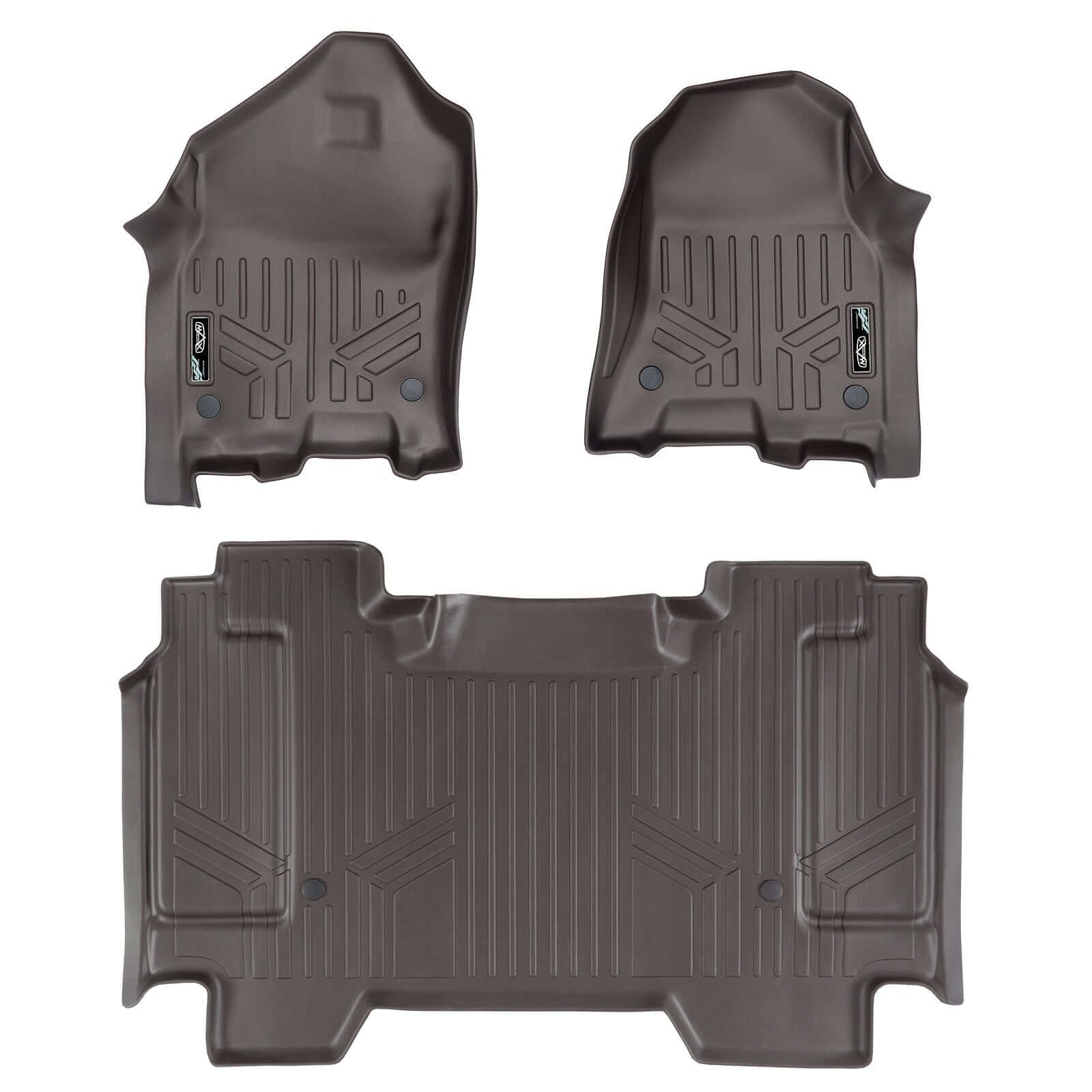 SmartCoverageTM Floor Liners For 2019-2024 Ram 1500 Crew Cab without Rear Underseat Storage Box