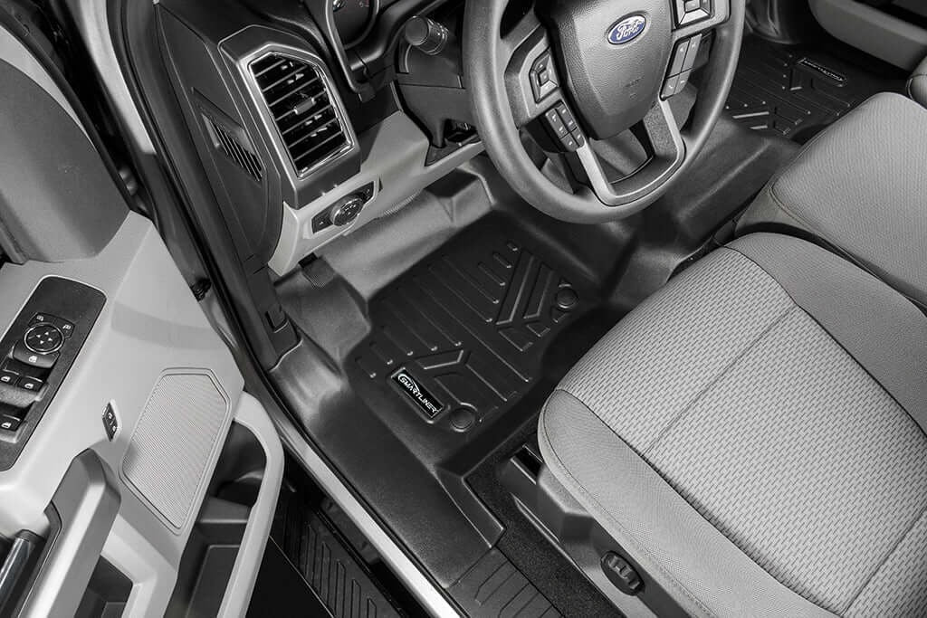 SMARTLINER Floor Liners for 2017-2026 Ford F-250|F-350 Super Crew Cab (1st Row Bench) with Over The Hump Coverage and no 2nd Row Under Seat Storage