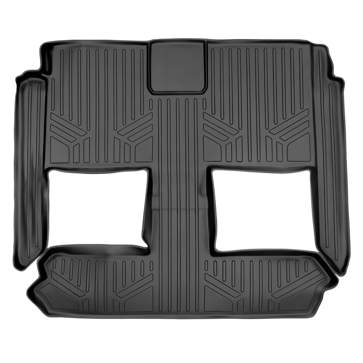 Smart TrimTM Floor Liners For 2013-2020 Dodge Grand Caravan (2nd Row Bucket) (1st Row Console)