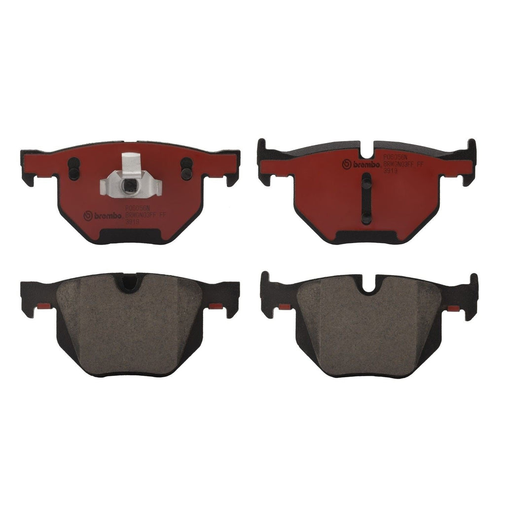 BMW E70 X5 Rear Ceramic Brake Pad Set By Brembo 34216776937 or 34216768471