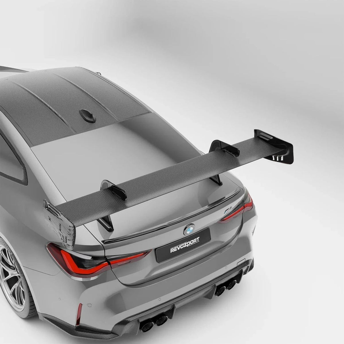 Revozport Carbon Fiber Rear Wing Spoiler for BMW G82 M4 G22 2021-2024