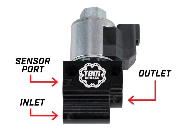TBM Brakes Low Amp Line Lock w/ Pressure Sensor Port 52-1022