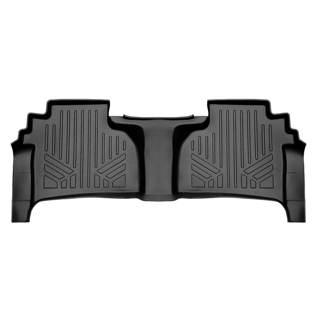 SMARTLINER Custom Fit Floor Liners For 2019-2026 Chevrolet Silverado 1500 Double Cab with Carpet Flooring and 1st Row Bench Seat without OTH Coverage (with 2nd Row Under Seat Storage)