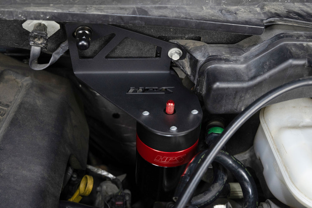 HPS Performance Aluminum Oil Catch Can Kit 2015-2020 Ford F150 2.7L V6 Turbo, 860-028