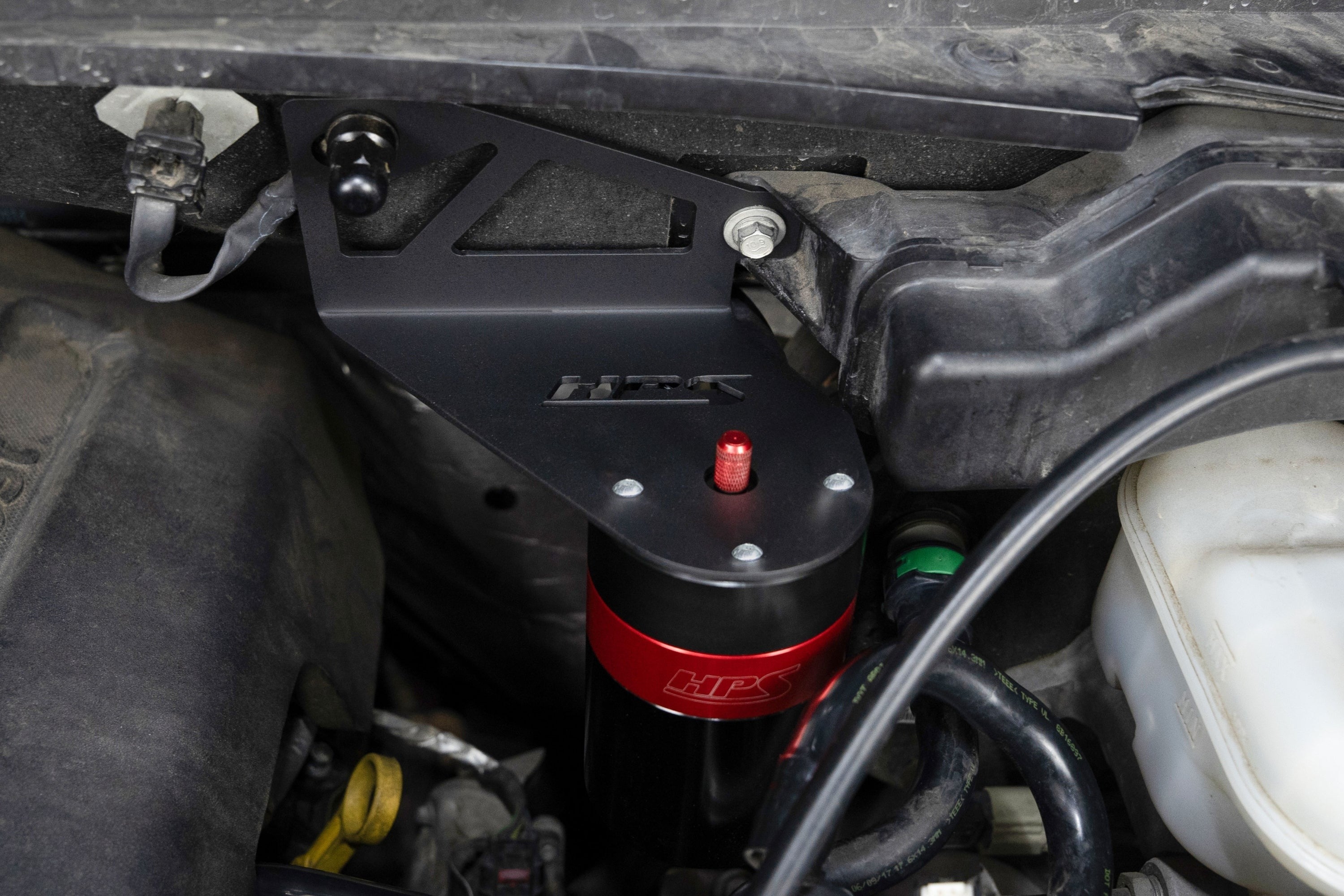 HPS Performance Aluminum Oil Catch Can Kit 2015-2020 Ford F150 3.5L V6 Turbo, 860-028