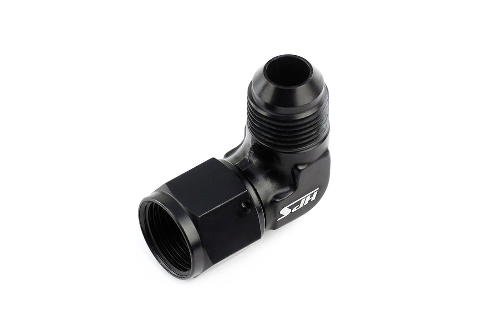 HPS Performance AN Male to Female Swivel Adapter, Aluminum, Black
