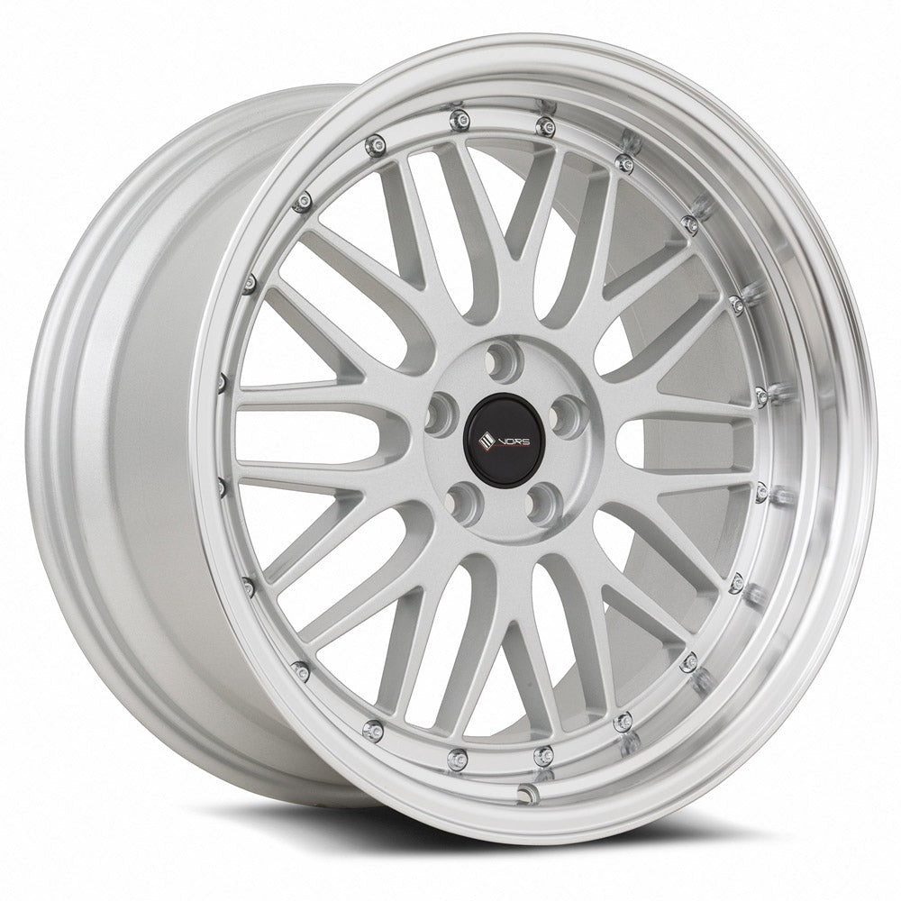 VORS VR8 18" 5x112 Silver Machined Lip