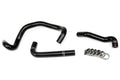HPS Black Reinforced Silicone Heater Hose Kit Mazda 86-92 RX7 FC3S Turbo LHD