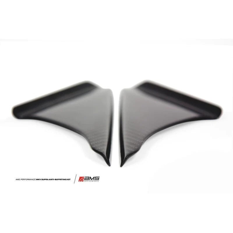 AMS Performance MKV Supra Anti-Wind Buffeting Kit (Gloss Carbon) - 2020-2024 Toyota GR Supra
