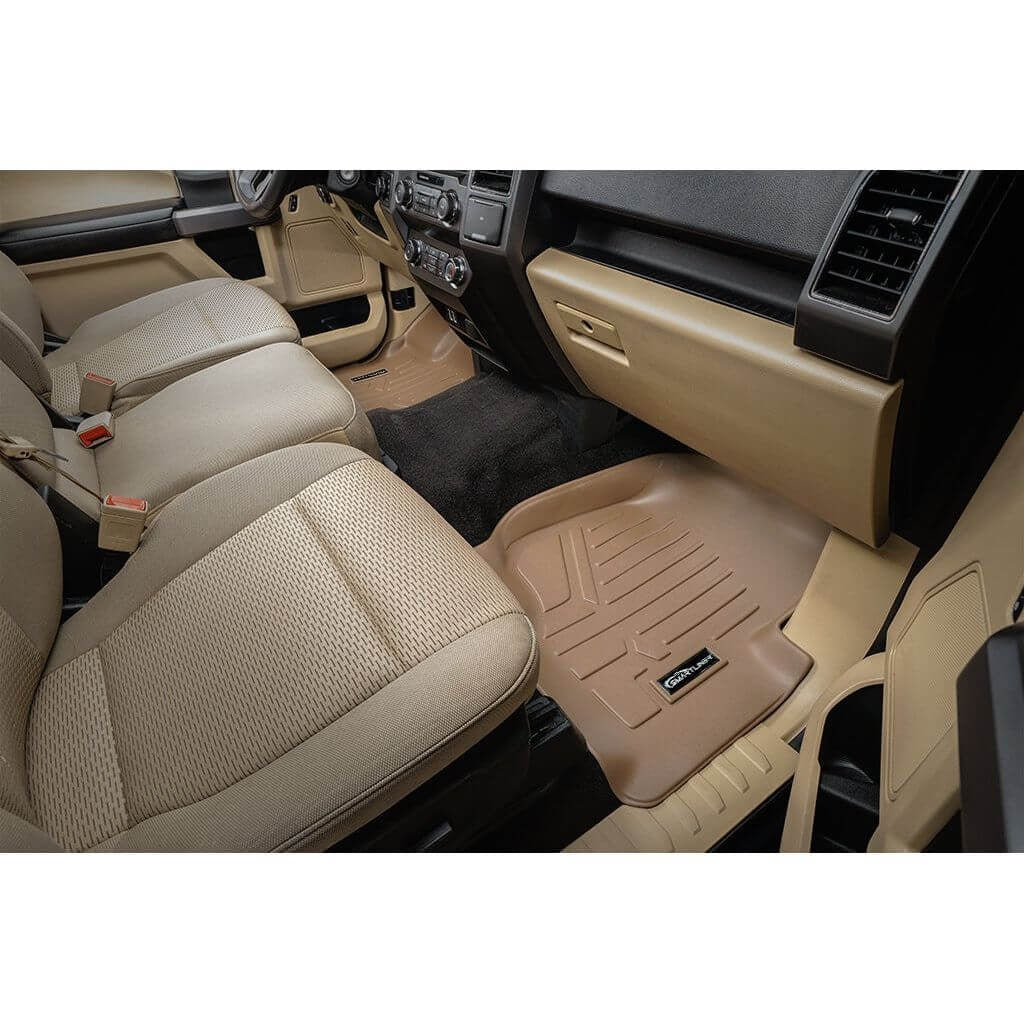 SMARTLINER Custom Fit Floor Liners For 2015-2026 Ford F-150 SuperCab with 1st Row Bench Seat with Vinyl Flooring