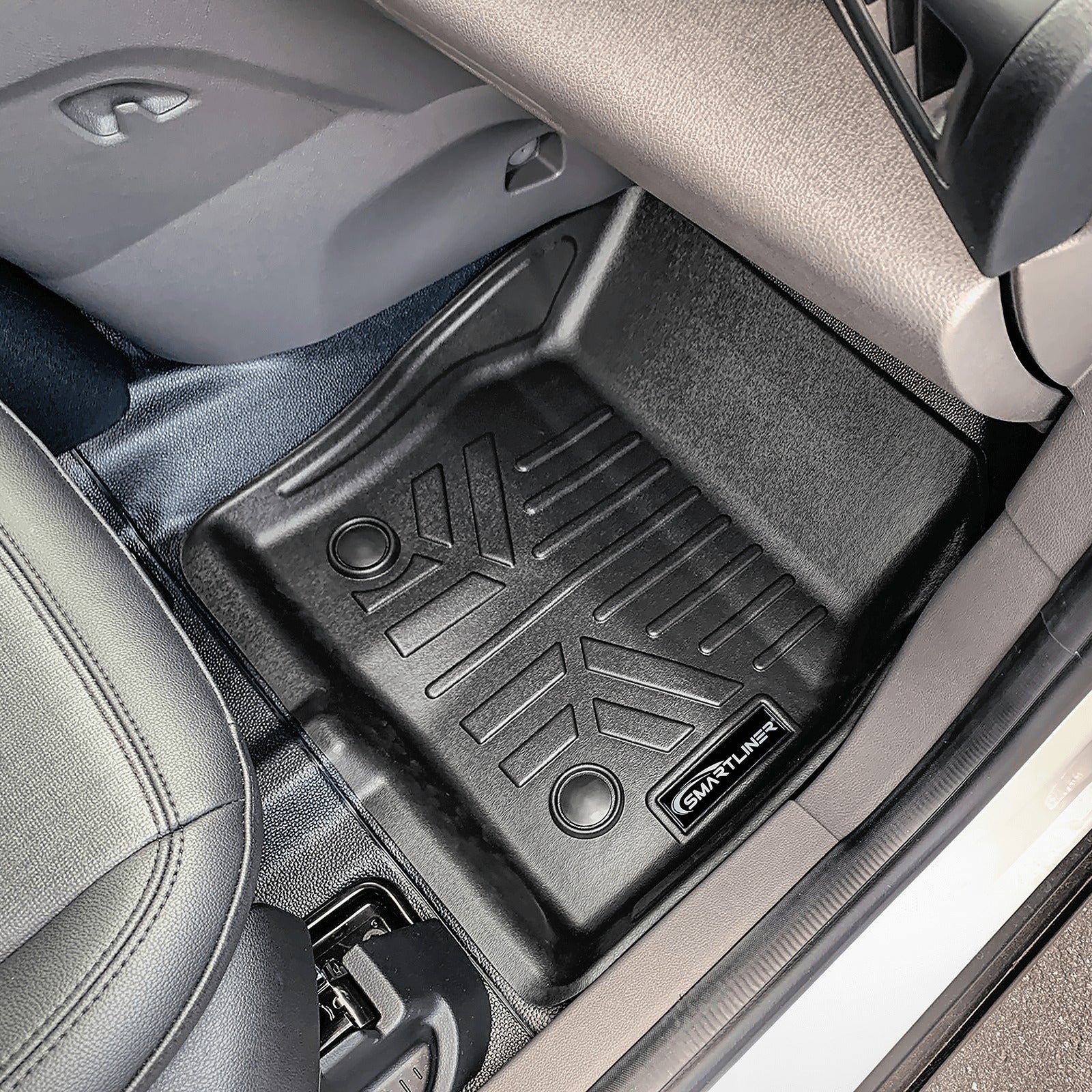 SMARTLINER Floor Liners for 2018-2025 Transit Connect With Vinyl and without secondary footrest (Short and Long Wheelbase)