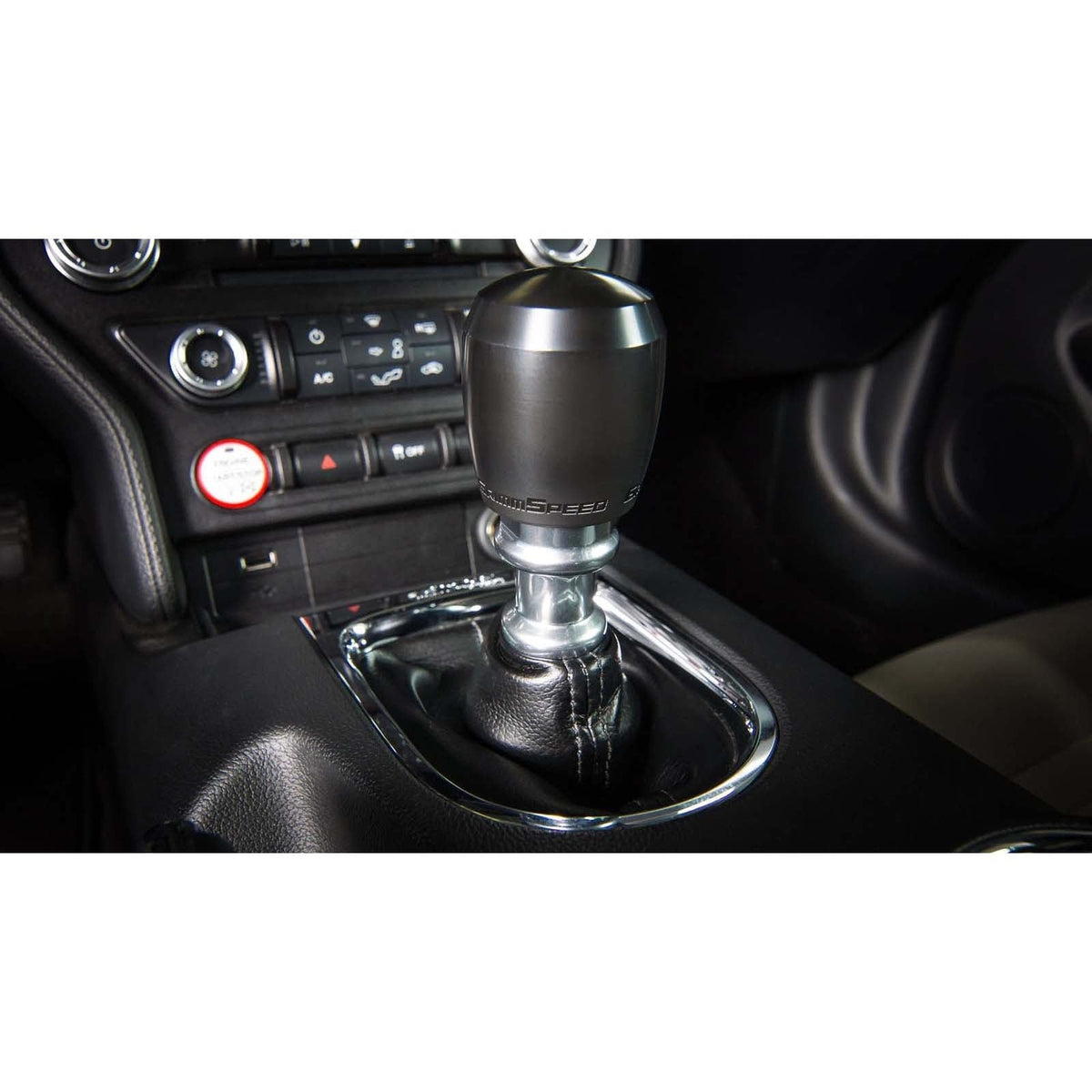 Grimmspeed Stubby Delrin Black Shift Knob - 2002-2014 Subaru WRX / 2004-2021 Subaru STI