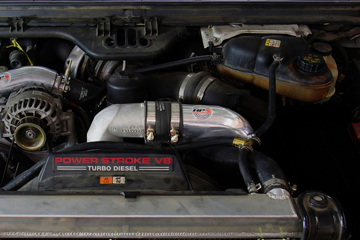 HPS Cold Side Charge Pipe with CAC Hose Intercooler Boots, 03-07 Ford F350 Superduty Powerstroke 6.0L Diesel Turbo