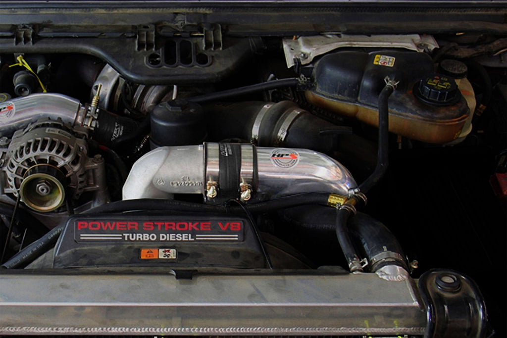 HPS Cold Side Charge Pipe with CAC Hose Intercooler Boots, 03-07 Ford F450 Superduty Powerstroke 6.0L Diesel Turbo
