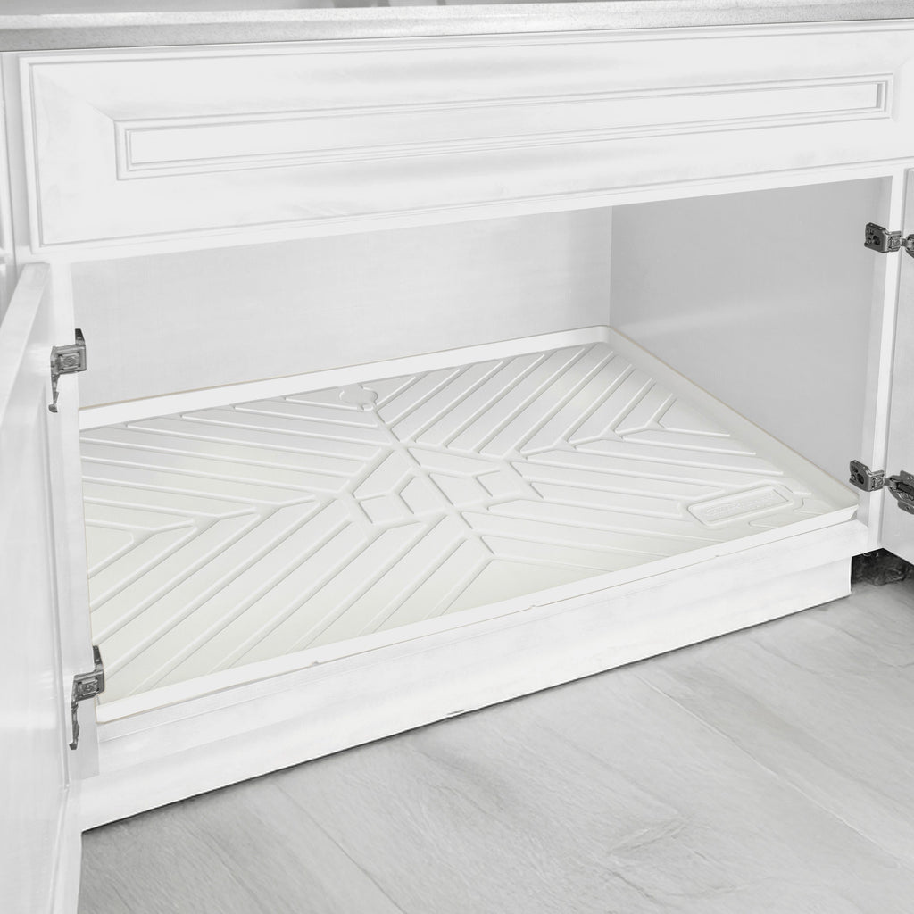 SMARTLINER HOMETM Under Sink Cabinet Bathroom Mats Compatible With Standard Bathroom Cabinets 19.5" x 22.5"