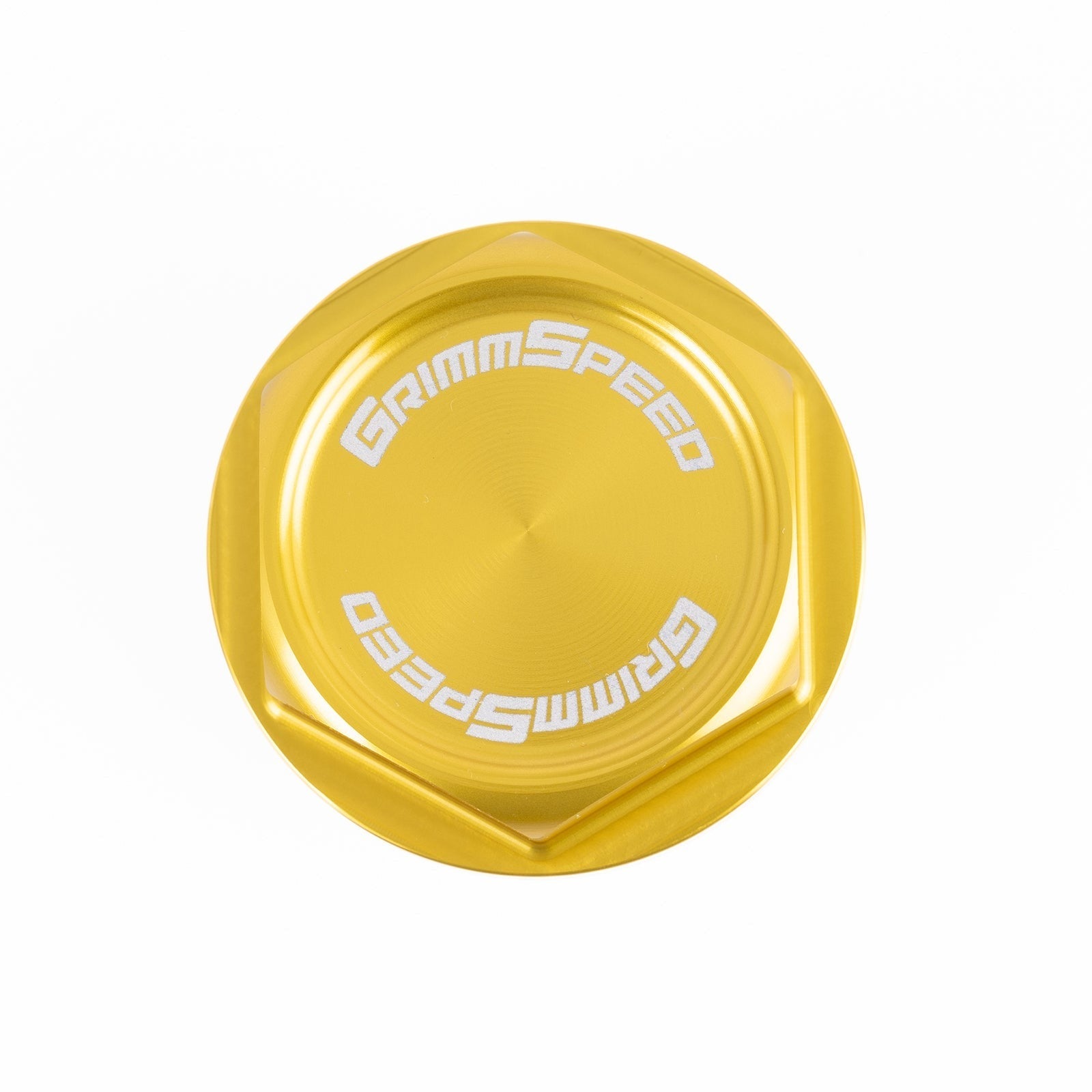 GrimmSpeed V2 Bolt Oil Cap - Gold - Subaru Universal
