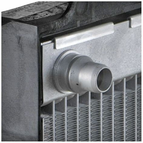 BMW F10 5-Series Auxiliary Engine Radiator By Hudson 17117802662 (Passenger Side)