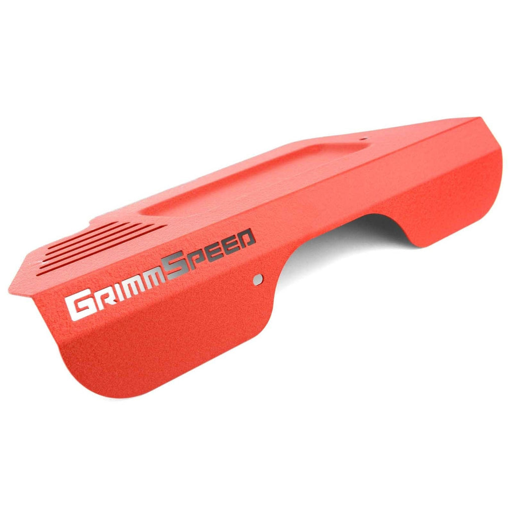 GrimmSpeed Pulley Cover w/ Tool Tray Red - 2013-2021 Scion FR-S / Subaru BRZ / Toyota 86