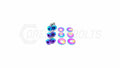 Dress Up Bolts Titanium Hardware Kit w/ Verus Engineering Turbo Heat Shield (True Burned) - 2020-2024 Toyota Supra MKV