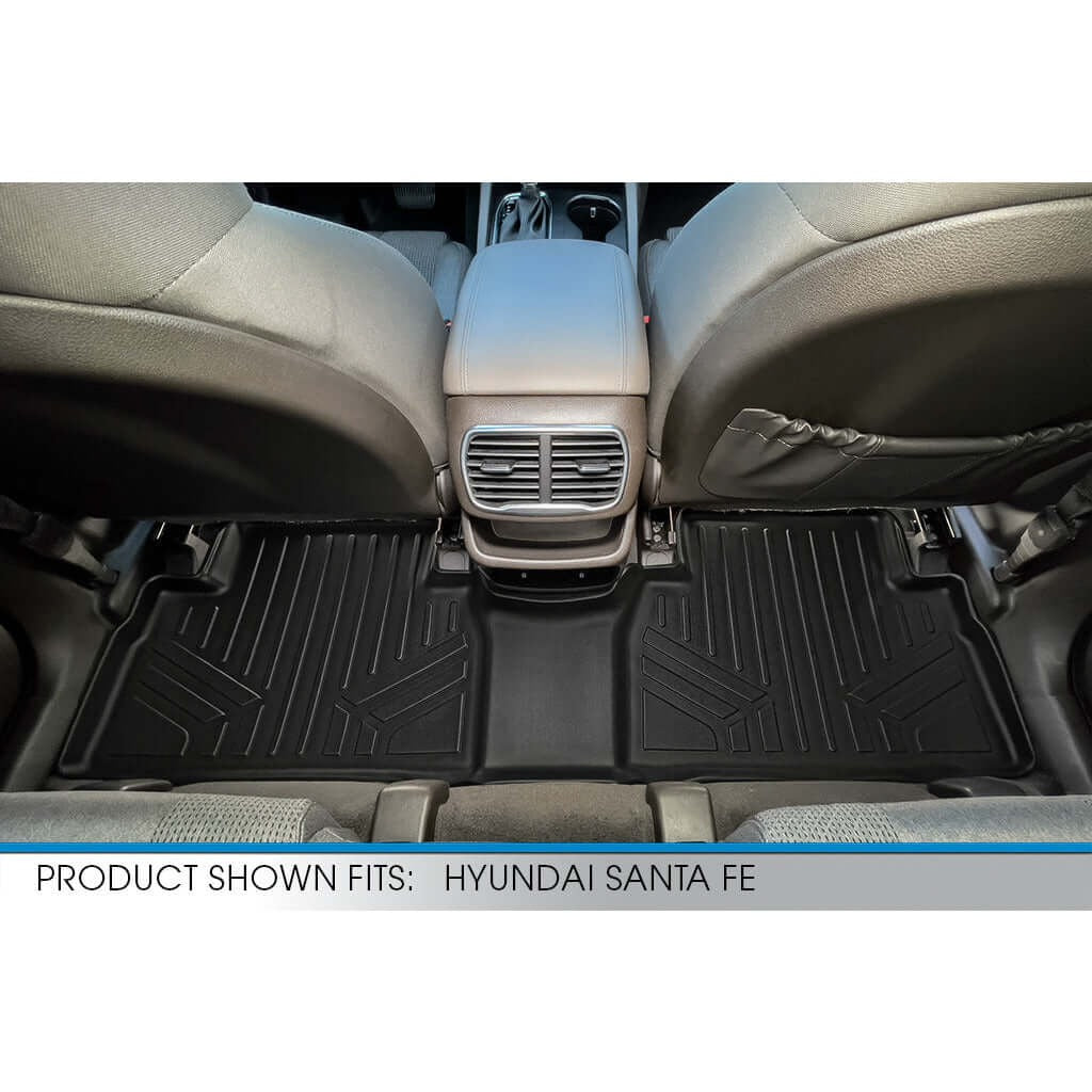 SMARTLINER Floor Liners for 2019-2020 Hyundai Santa Fe (5 Passenger Models)