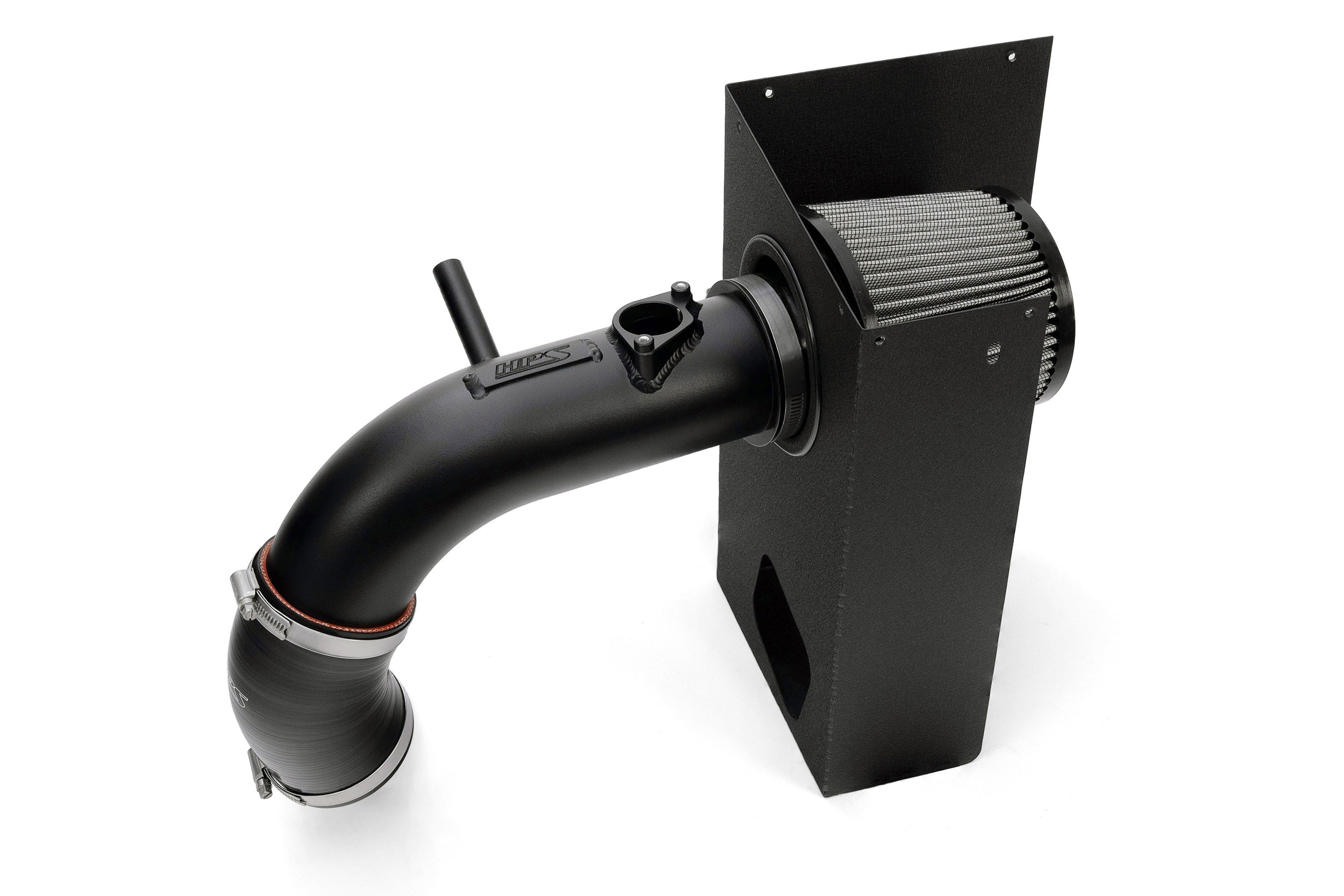 HPS Performance Air Intake Kit with Heat Shield, 2019-2025 Toyota RAV4 Hybrid 2.5L, Black, 827-768WB