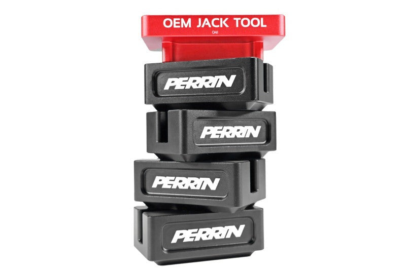 PERRIN Jack Pad Set (5pc) - Black 1993-2025 Subaru WRX/STI/Impreza/OBXT/LGT & 2013-2026 BRZ/GR86/Crosstrek