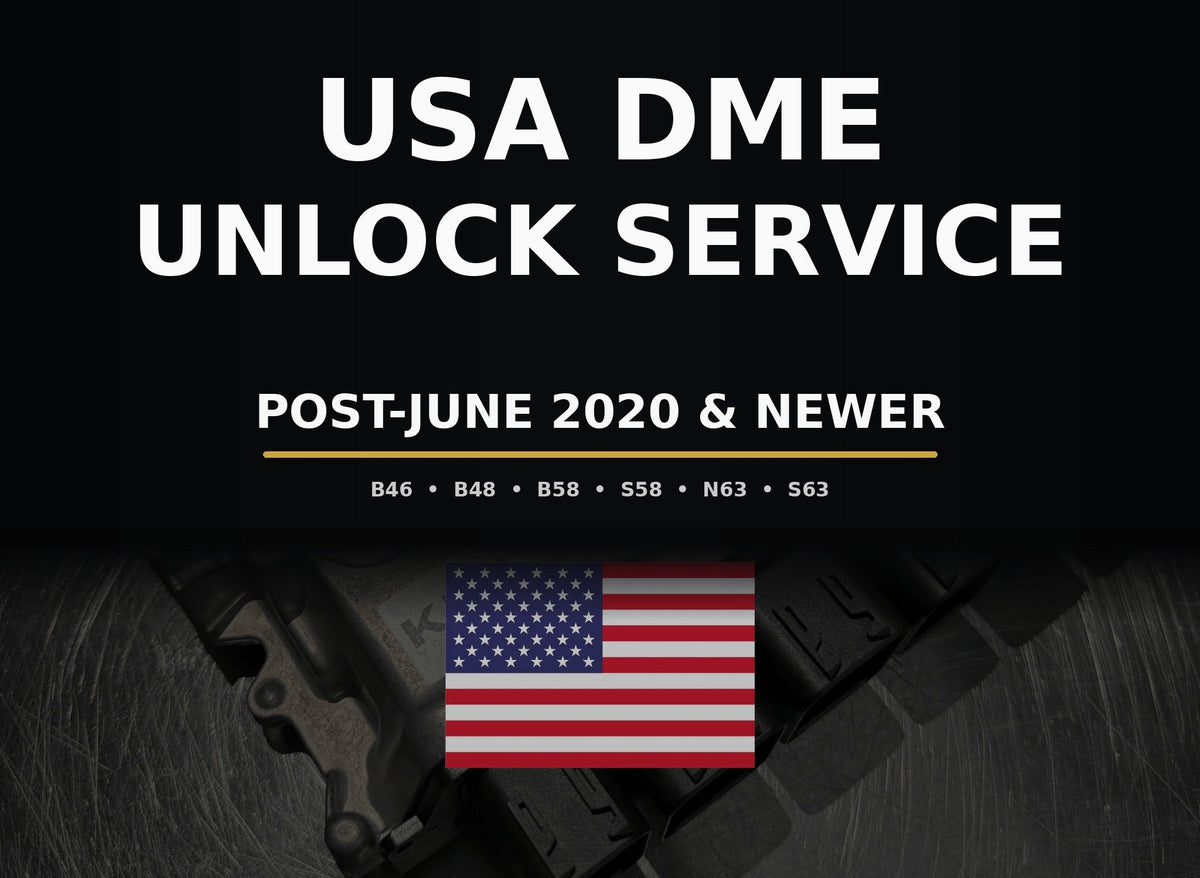 USA DME Unlock Service JUNE 2020+ and Newer (B46, B48, B58, S58, N63, & S63)