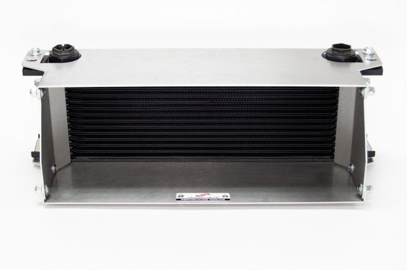 Jackson Racing Track Engine Oil Cooler Kit w/ Shroud (Raw Finish) - 2013-2016 Scion FR-S / 2013-2020 Subaru BRZ / 2017-2019 Toyota 86