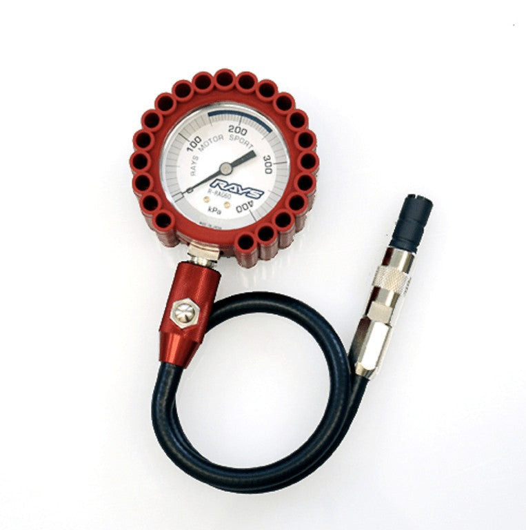Rays Racing Air Gauge 75 (PSI)-Red