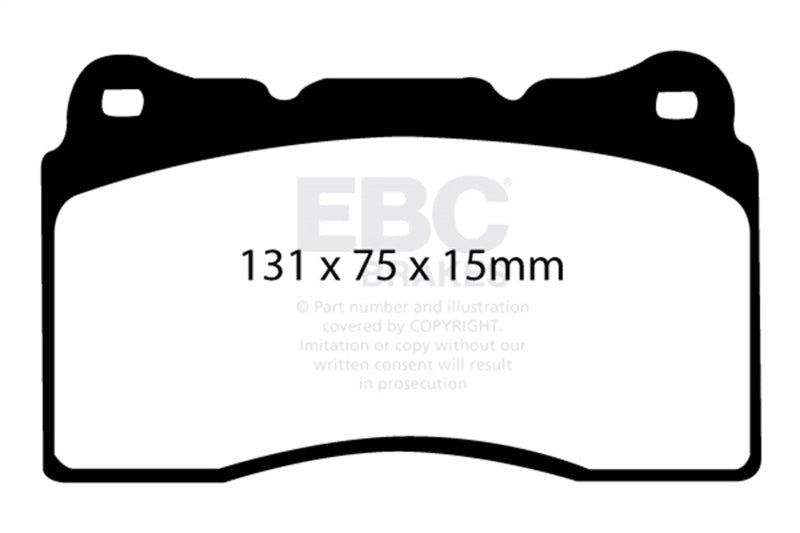 EBC Bluestuff Front Brake Pads - 2017-2026 Subaru BRZ / Toyota GT/GR86 (Factory Brembo)