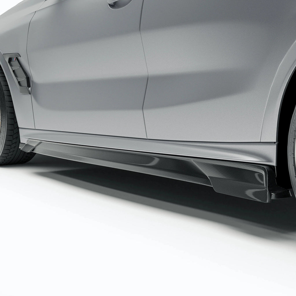 Revozport Carbon Fiber Side Skirts for BMW X6M F96 LCI (2023+)